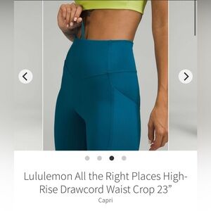 Lululemon All the Right Places leggings